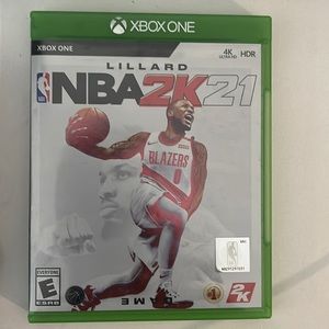 Xbox One NBA 2K21.